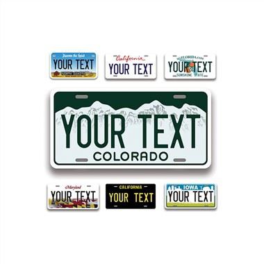 Kohandatud tekstiga alumiiniumist numbrimärk