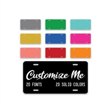 Kohandage isikupärastatud lennuki numbrimärki