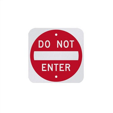 Sissepääs keelatud Alumiiniumist märk