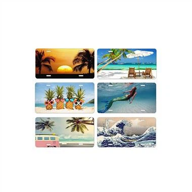 Ainulaadne alumiiniumist auto numbrimärk